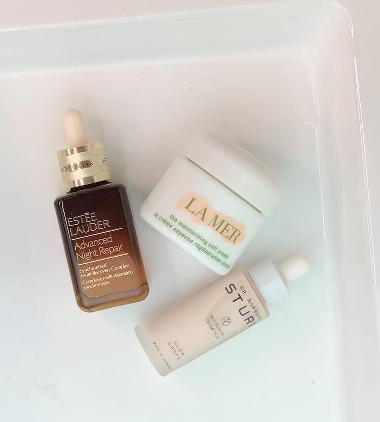 Estee lauder advanced night repair la mer moisturizing cream dr barbara sturm glow drops net a porter