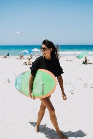 Nicole Adolphe active lifestyle in Bondi