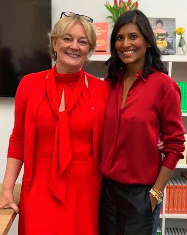 RUBY WITH FRIEND AND INDUSTRY TITAN JO MALONE CBE IMAGE: INSTAGRAM @RUBYHAMMER