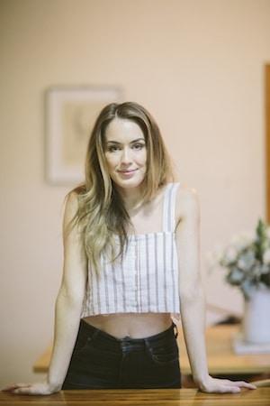 Jessica Hatzis Frank Body co-founder portrait