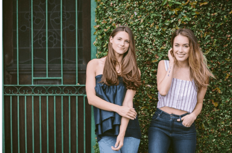Bree Johnson and Jessica Hatzis Frank Body founders
