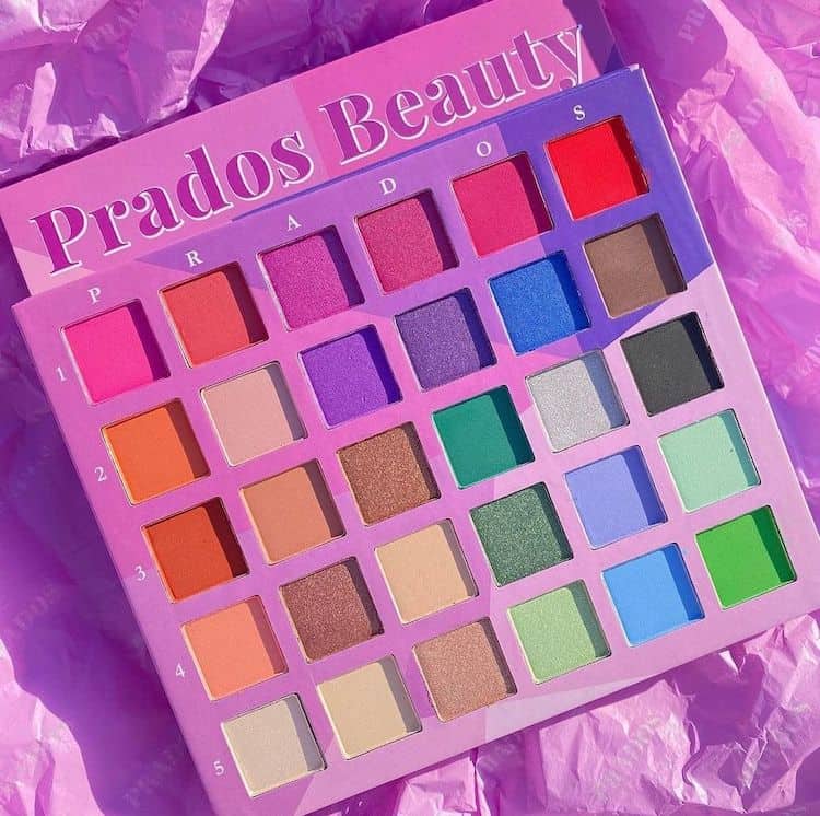 THE PRADOS BEAUTY MATRIARCH PALETTE, WHICH CECE CALLS “THE MOST NEUTRAL ONE I HAVE CREATED SO FAR” IMAGE: VIA INSTAGRAM @PRADOSBEAUTY