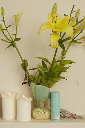 Kirsten Shanks with Kora Organics and Orchard Street products