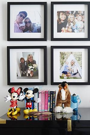 Family Photos Adorn Pixie’S Bedroom Walls