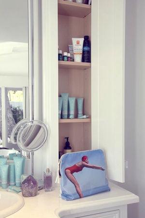 Her Beauty Cupboard is Meticulously Filled with Kora Organics Products, Sunscreen and Essential Oils