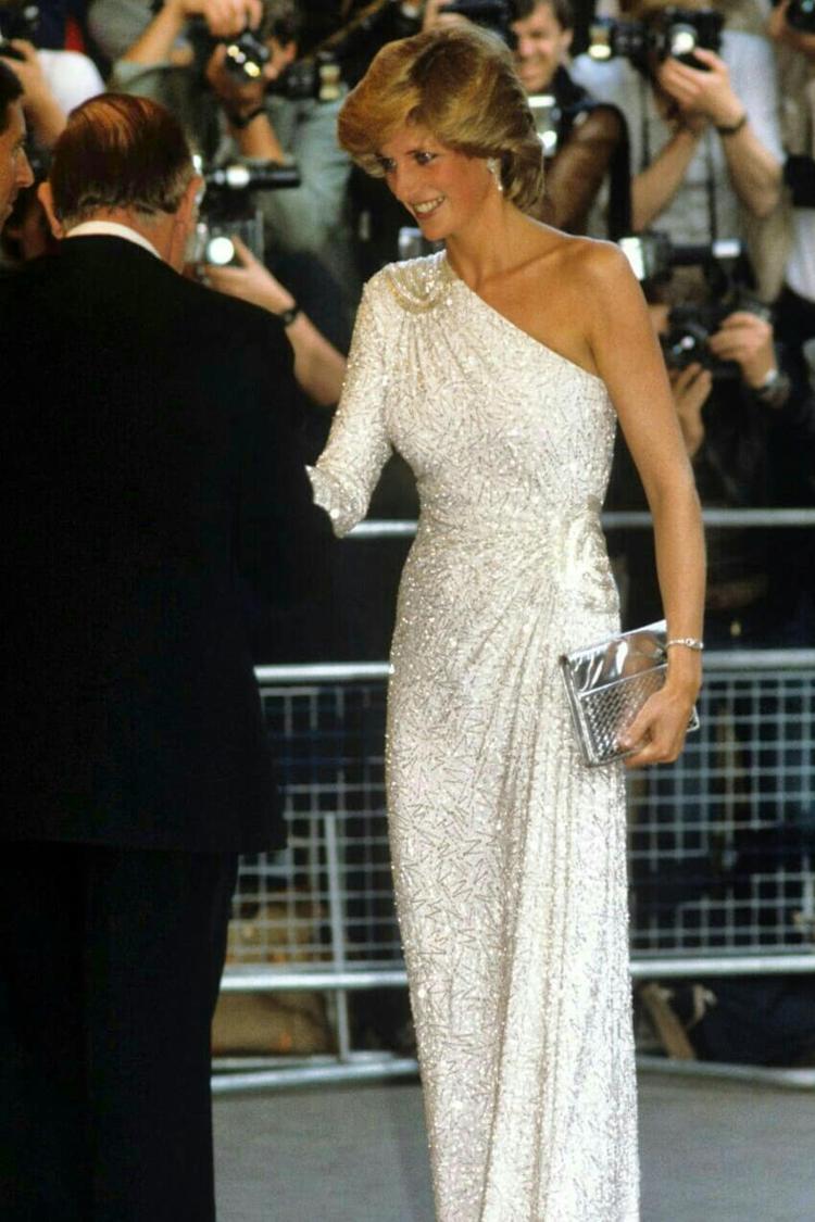 Princess Diana with Sam McKnight's signature voluminous blowdry