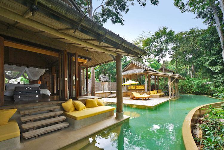 The lush surrounds