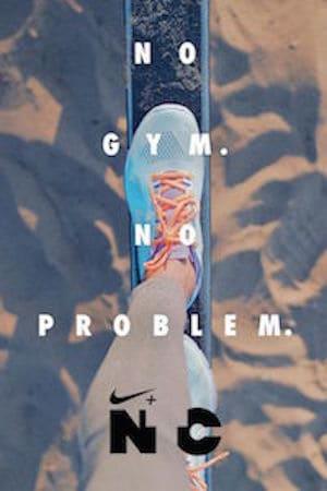 Nike Training Club app workout session with professional trainer