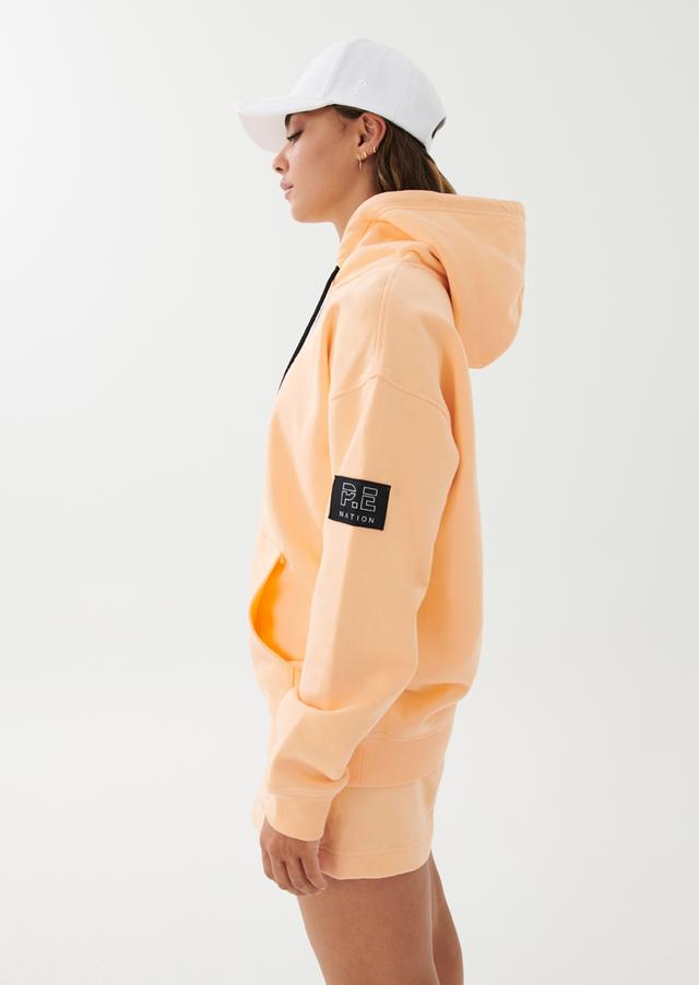Pastel peach hoodie