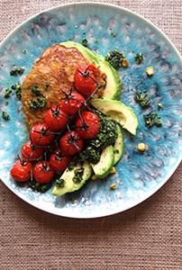 Grill tomatoes.