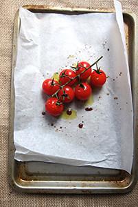 Grill tomatoes.
