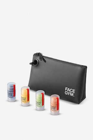 Face Gym Mini Training Stick Set in white and gold packaging