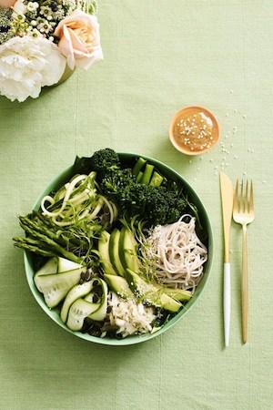 Portrait Green Bowl