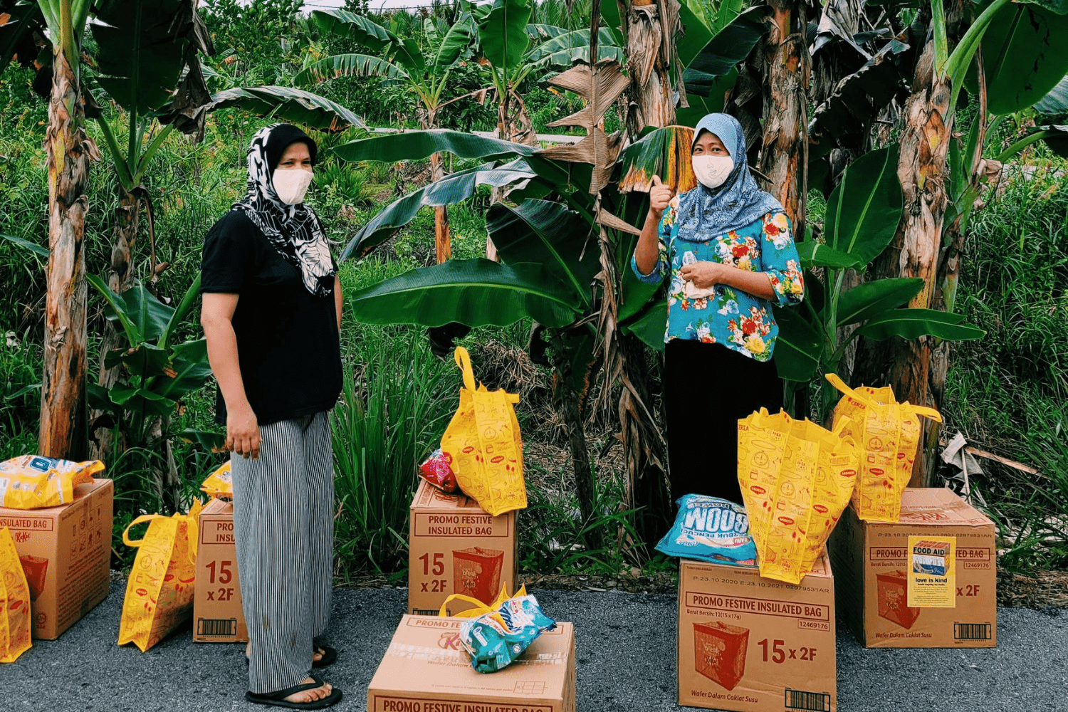 Kuching Food Aid food donation drive in Sarawak, Malaysia