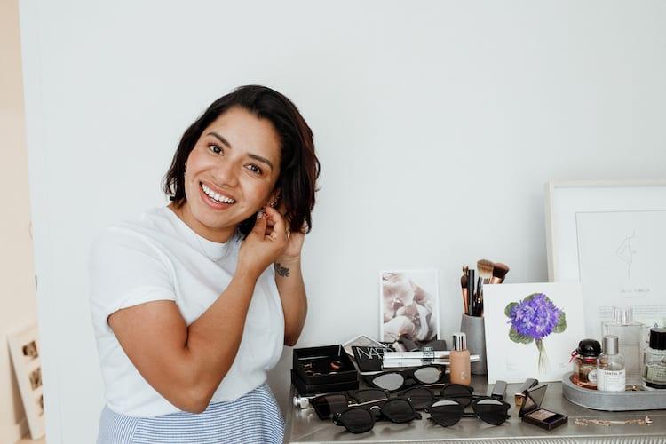 Myra Perez makeup essentials and daily routine