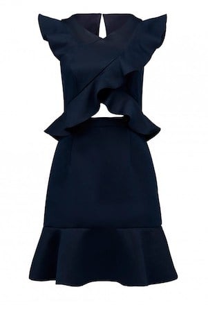  Cody Ruffle Cross Front Dress 