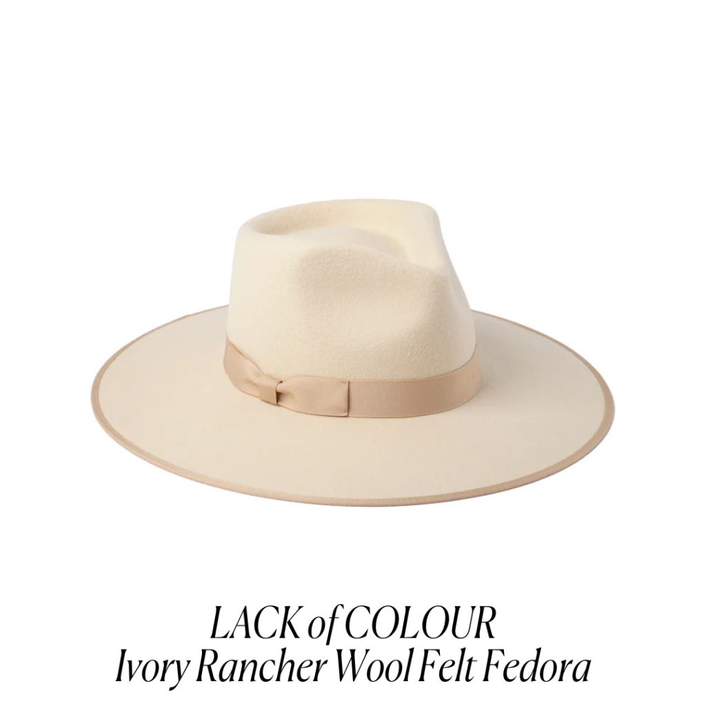 Cream Felt Fedora