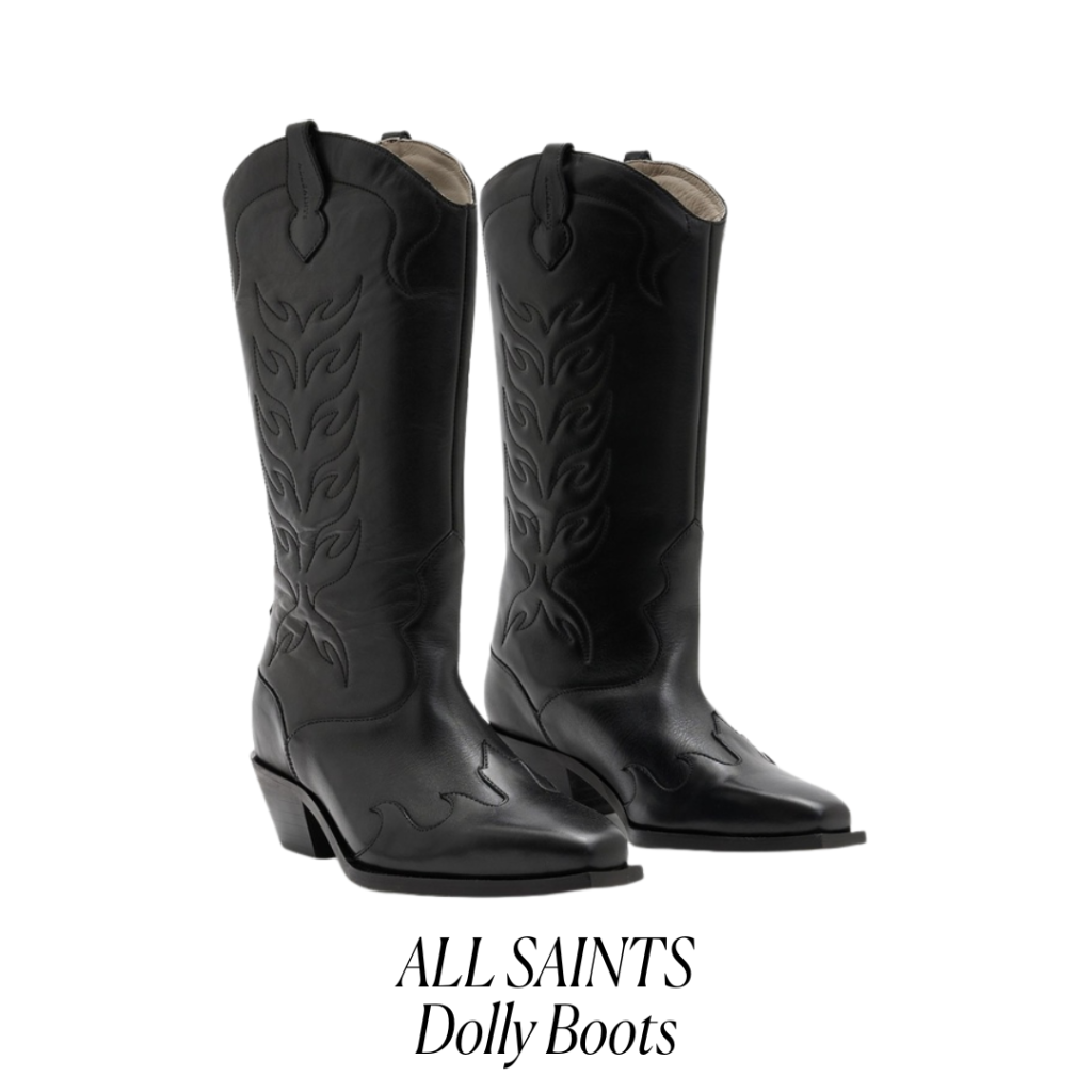 Black Cowboy Boot and description