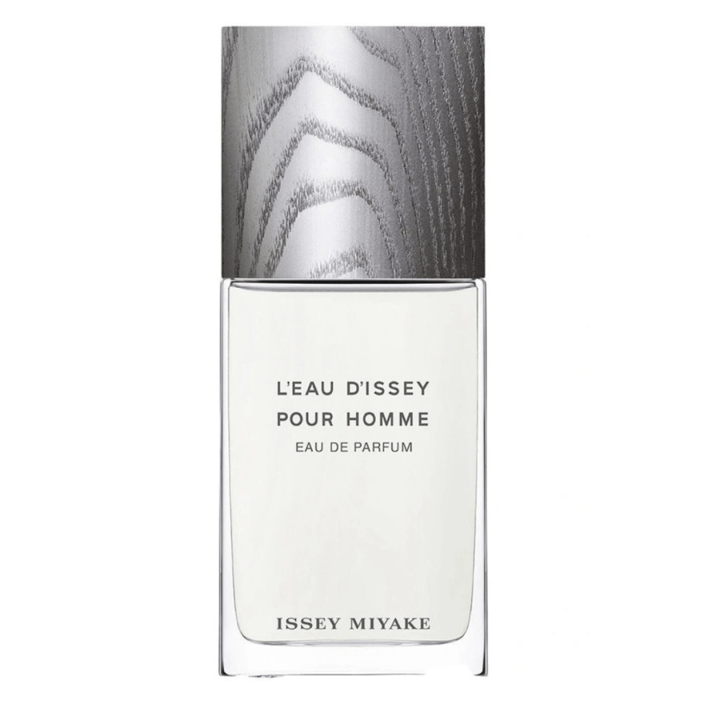 fragrance bottle with soft silver tones