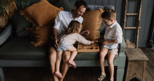 Dad with Children