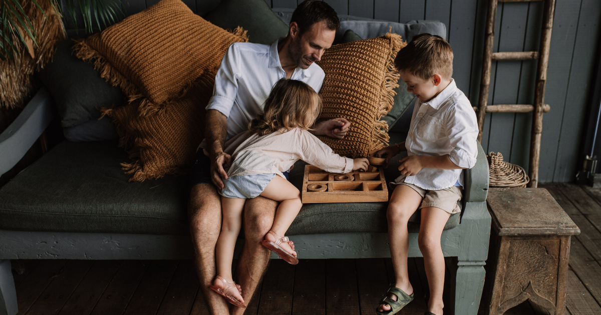 Dad with Children