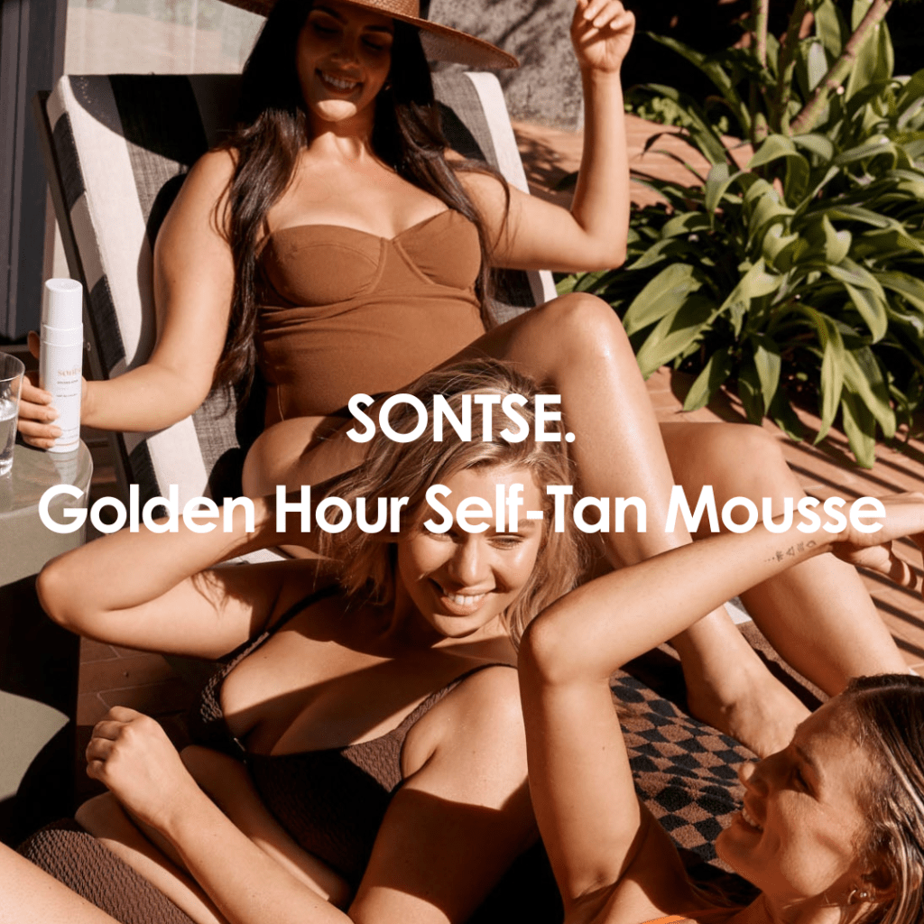 women with sontse fake tan