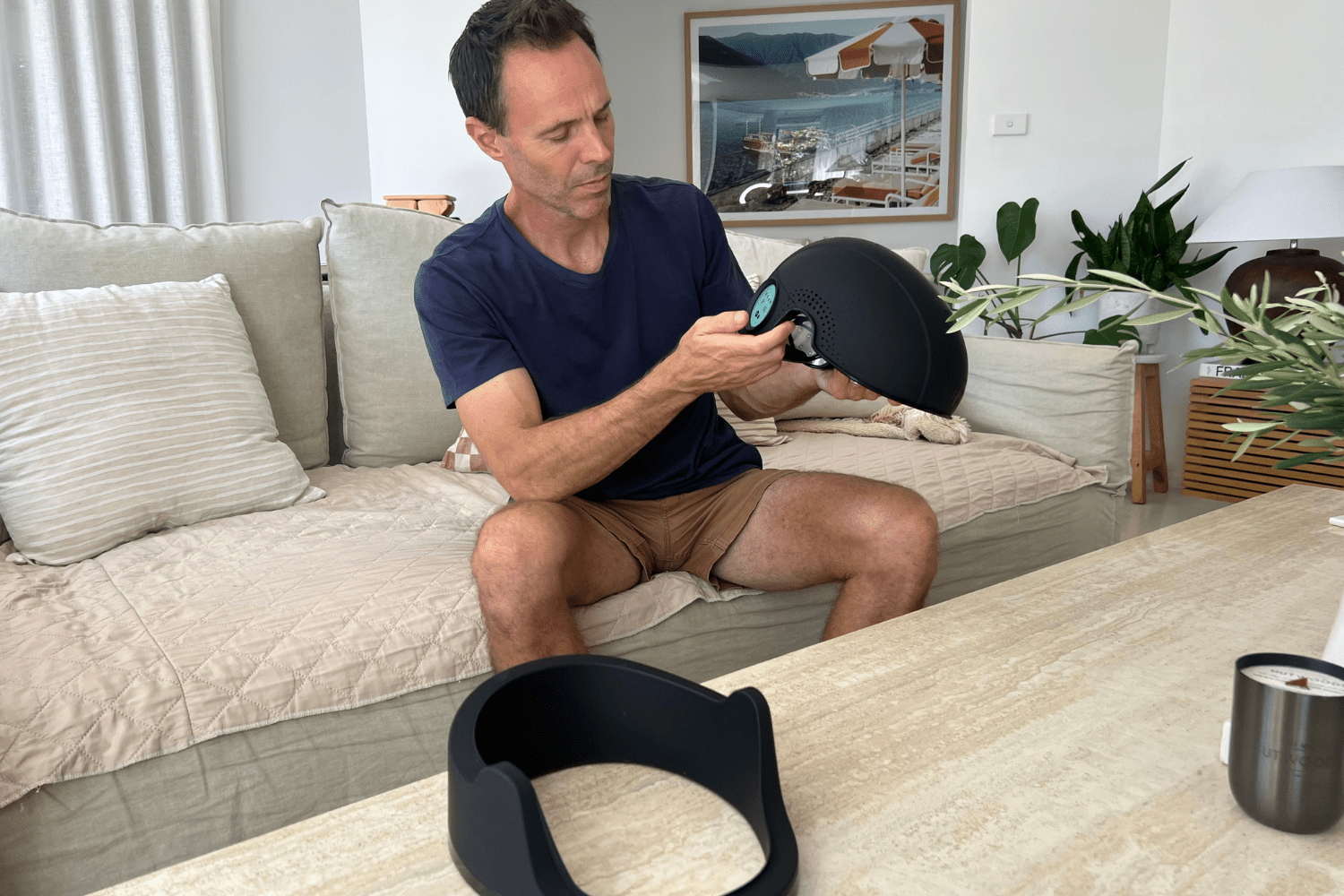 Testing out the qure led helmet