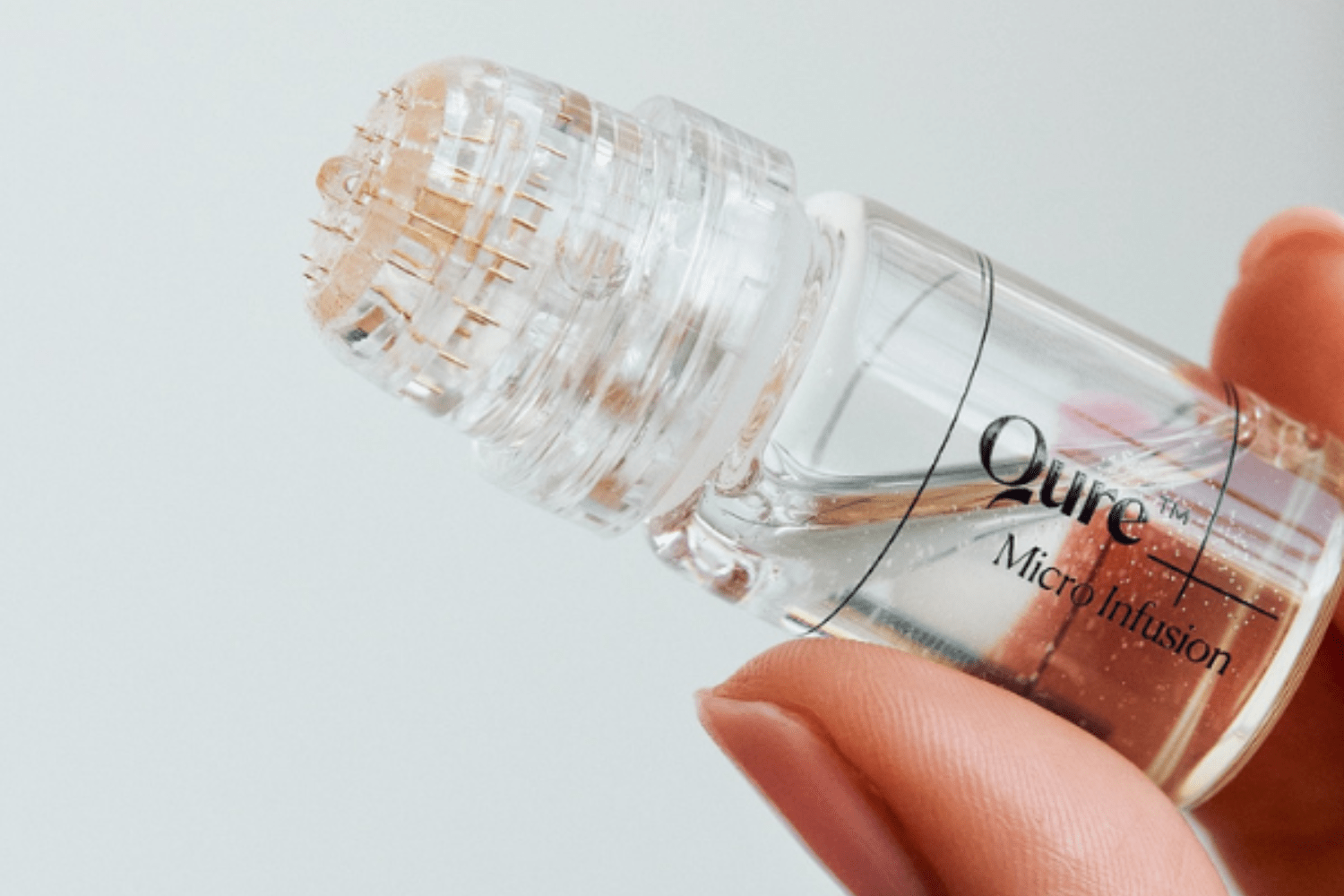 Before and after results using the Qure Micro-Infusion System