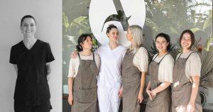 Nurse Lex Alexa Roetger with her skin clinic team, Beautiful Inside podcast guest on Beauticate