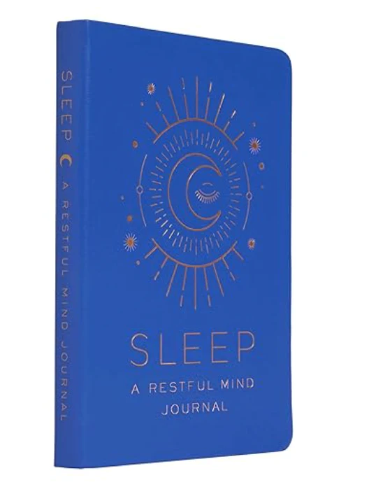 sleep journal, handwritten thoughts ready for nightly reflection