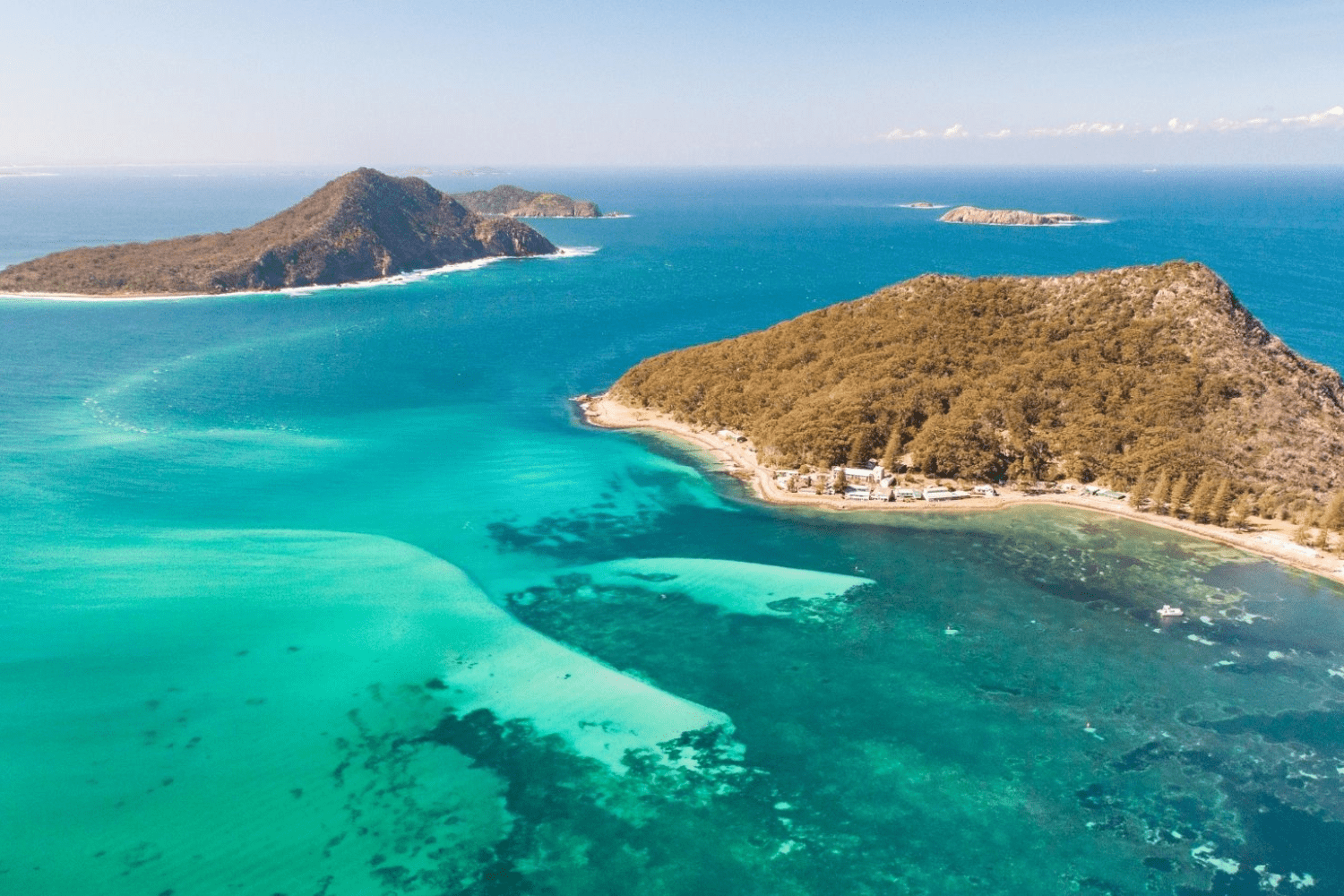 port stephens aerial view