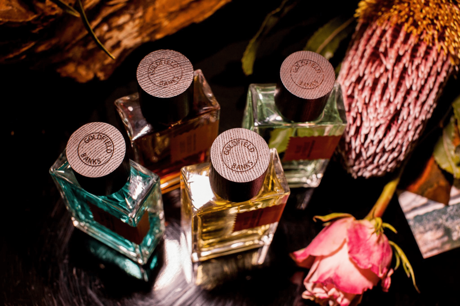 Goldfield & Banks Australian luxury perfume bottles